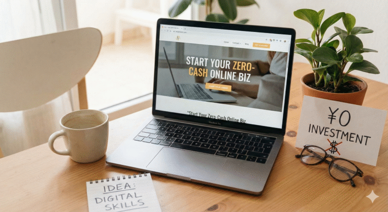 How to Start an Online Business With Zero Cash Investment: Navigate Beginners Guide