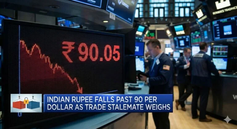 The Rupee Just Broke Past ₹90 Per Dollar: Here’s What’s Up